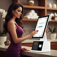 Monitor de PC con Pantalla Táctil TFT de 15.6 Pulgadas, Sistema POS, Terminal de Pago Android de 11 Pulgadas, Caja Registradora para Comercio Minorista y Pequeñas Empresas