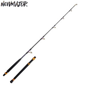 Canne à pêche Lurekiller 1,8 m, 2 sections, 37-64 kg, carbone haute performance, action rapide, guides Fuji SIC, pour <span class=keywords><strong>la</strong></span> pêche en <span class=keywords><strong>mer</strong></span> et <span class=keywords><strong>la</strong></span> pêche à <span class=keywords><strong>la</strong></span> traîne de gros poissons. - Product Image 1