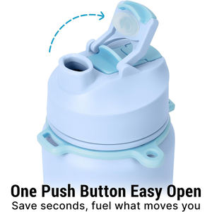 กระติกน้ำเก็บความร้อนสแตนเลสสองชั้น ขนาด 32 ออนซ์ พร้อมฝาปิด 3 แบบ สกรีนโลโก้ได้ - Product Image 3