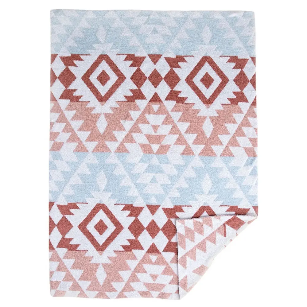 Bohemian Aztec Throw Blankets for Sofa Couch Bed Knitted Comfortable Soft Swaddle Blanket