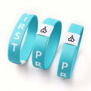 Pulsera RFID Personalizada al por Mayor, Pulsera Elástica de Tela Personalizada para Eventos - Product Image 2