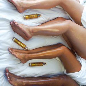 Body Glow Oil Private Label viso e corpo Luxury Glitter liquido evidenziatore Bronzer oro lunga durata corpo luccicante olio - Product Image 6