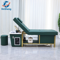 Tête Spa Équipement Table De Massage Thai Shampooing Lit Dos Lifting Soins Des Pieds Shampooing Chaise Hydrothérapie Circulation Cheveux Lavage Lit
