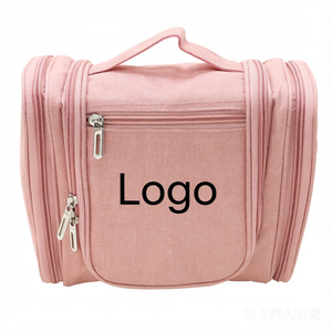 Large Capacity Wash <b>Bag</b> Multifunctional Hanging Toiletry Organizer Pink Portable <b>Travel</b> <b>Makeup</b> <b>Bag</b> - Product Image 1