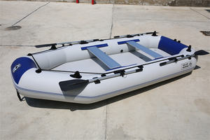 100% 열접합 공정 D360-3 0.9mm 두께 PVC 솔라 마린 6인용 에어 매트 바닥 공기주입식 보트 (키엘 및 알루미늄 시트 포함) - Product Image 4