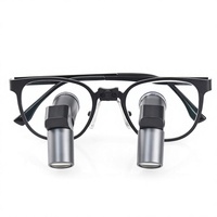Binocular Dental Medical Surgical Loupe TTL Ergo 3.5x 4.5X 5.5x 6.5x Binocular Magnifying Glasses Metal Frame for Dentistry