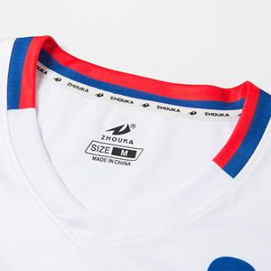 Sublimated ustomize White soccer jersey uniform football team OEM logos name numbers soccer jerseys - Product Image 5