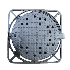 Hot Sale Foundry Drain Cover EN124 D400 Casted Ductile Iron DCI GGG50 Manhole Cover Dimensions