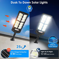 ALECTER Lampe Solaire Extérieure Haute Luminosité 6000K IP65 Étanche LED Murale Télécommandée Silicium Monocristallin 12-16