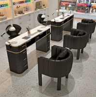 Lüks Tırnak Sanatı Masası Salon Manikür Masası Çalışma İstasyonu Toz Toplayıcılı Tırnak Masası Güzellik Salonu Spa Manikürcü Tezgahı