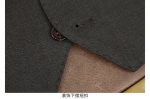 <span class=keywords><strong>Gilet</strong></span> <span class=keywords><strong>de</strong></span> <span class=keywords><strong>Costume</strong></span> <span class=keywords><strong>Homme</strong></span> Isirhonour Luxe Premium Gris à Rayures Fines Coupe Slim <span class=keywords><strong>pour</strong></span> Mariage, Marié, Affaires, Tenue Formelle - Product Image 3