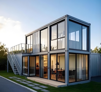 Maison en conteneur pliable de 20 pieds Préfabriqué Modulaire Extensible Portable Bureau à domicile Petite villa mobile Maisons en conteneur d'expédition pliantes