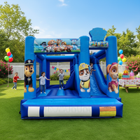 Château gonflable pour enfants, location de fête commerciale, château gonflable pour l'extérieur, château gonflable pour chien Paw, à vendre