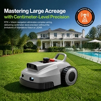 Tondeuse à gazon robotisée automatique de qualité industrielle avec navigation RTK et planification de trajectoire pour les grands jardins et les espaces commerciaux