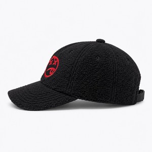 Gorra deportiva de poliéster con logotipo personalizado, bordado plano, visera curva de 6 paneles, ajustable, para correr, al por mayor - Product Image 4