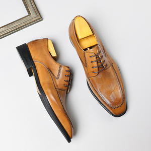 Zapatos de Vestir Formales de Negocios para Hombre, de Cuero, Transpirables, Ligeros, Antideslizantes, de Moda, para Aumentar la Estatura, Talla Grande - Product Image 2