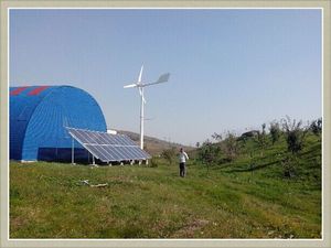 Générateur éolien à axe horizontal VAWT 5000W adapté pour la maison avec contrôle de l'orientation des pales – Options de générateur éolien vertical - Product Image 2