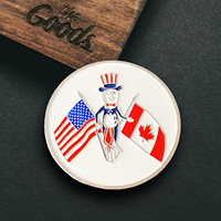 Monete Commemorative Personalizzate con Logo, in Lega di Zinco 3D Placcate Oro e Argento, Smaltate, Regalo Promozionale