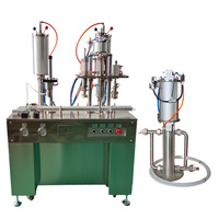 Sac de remplissage d'azote pour assainisseur d'air Machine de remplissage et de scellage de gaz aérosol pour briquet à valve