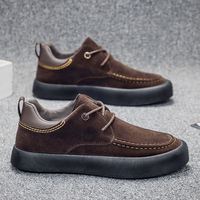 Chaussures de sport en PU pour hommes, grandes tailles 39-46, à lacets, tendance, rehaussantes, pour la marche et la course, semelle intermédiaire en PVC, semelle extérieure confortable en caoutchouc