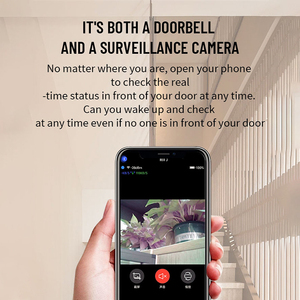 Cámara de seguridad inteligente montada en la pared, cámara de seguridad para monitoreo de puertas, cámara de seguridad con vídeo WiFi de 2,4G y soporte para almacenamiento en la nube - Product Image 6