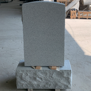 Encimera ovalada clásica de 3 polos con superficie pulida + Base biselada de roca pulida por el otro lado, hecha de granito Padang Grey (G614) de alta calidad. - Product Image 2