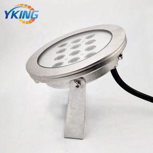 Certifié CE Acier Inoxydable 316L 12W/24W/36W DC24V RVB <span class=keywords><strong>Changement</strong></span> de Couleur IP68 Étanche Led Lumière Sous-Marine Usine - Product Image 2