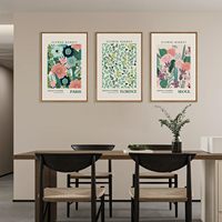 HAOWAI OEM/ODM rétro marché aux fleurs peintures murales affiches encadrées pour chambre salon affiches à la mode, affiches personnalisées