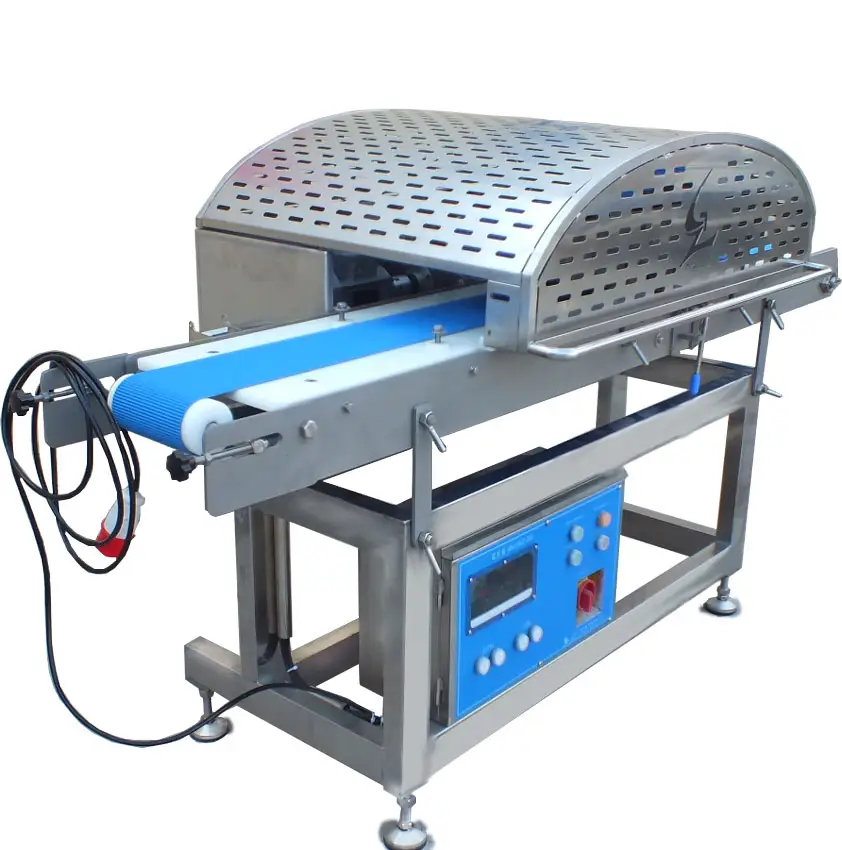 Direct factory Conveyer belt type Beef Fish Raw Chicken Breast Butterfly Horizontal slicing slicer machine