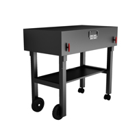 Barbecue portable pliable en acier inoxydable pour le camping en plein air, barbecue au charbon de bois