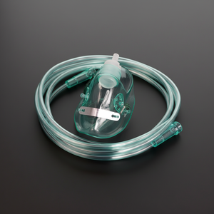 Kit <span class=keywords><strong>de</strong></span> masque à oxygène jetable en PVC |   Complet avec tube pour utilisation avec concentrateur d'oxygène OEM/ODM - Product Image 1