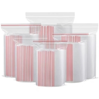 Personnalisé Imprimé Mini Fermeture À Glissière Clair Bonbons Chocolat PE Refermable En Plastique Poly Ziplock Sacs De Stockage De Nourriture Pour L'emballage De Sous-Vêtements
