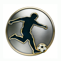 Épingles personnalisées en émail dur pour le football, badges en métal pour chapeaux, événements sportifs mondiaux, épingles en métal souple