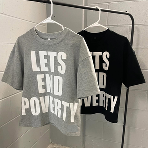 T-shirts pour hommes en coton 100% respirant, à manches tombantes, surdimensionnés, décontractés, à logo personnalisé, imprimés à l'écran - Product Image 3