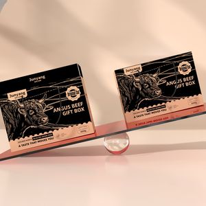 Embalaje de cartón corrugado de lujo personalizado para <span class=keywords><strong>carne</strong></span> de res argentina con asas y cajas corrugadas degradables - Product Image 6