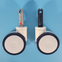 Qualité fiable 5 pouces 125mm Pu roue hôpital meubles lit roues serrure centrale roulette médicale