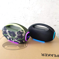 DG423 Haut-parleur portable puissant Bluetooth en tissu Hifi, grande puissance sonore, musique sans fil BT, super basses, haut-parleur RGB, radio FM/TF/USB/TWS