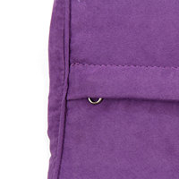 Oreiller de massage Fanocare I55-07 50*30*10cm Couleur violette Design Améthyste naturelle Oreiller de massage pour le cou Oreiller de massage à mémoire de forme
