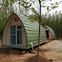 Cabines modulaires de camping d'hôtel de AH-FC5115 bon marché pour la maison préfabriquée en métal