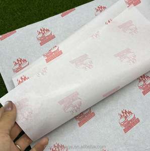 Custom Printed Grease-Proof Biodegradable Butter <b>Wrapping</b> <b>Paper</b> Coated Sandwich Wax Packaging for <b>Burgers</b> and Food - Product Image 6