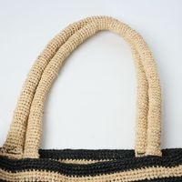 Sac fourre-tout de gros personnalisé, sac à la mode léger en crochet, sacs de plage au design tissé simple pour femmes, pour le quotidien