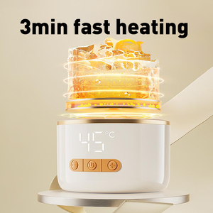 2025 <span class=keywords><strong>Mini</strong></span> bouilloire électrique Portable sans fil eau bouillante Usb Rechargeable Portable chauffe-lait pour bébé lait maternel utilisation en extérieur - Product Image 3