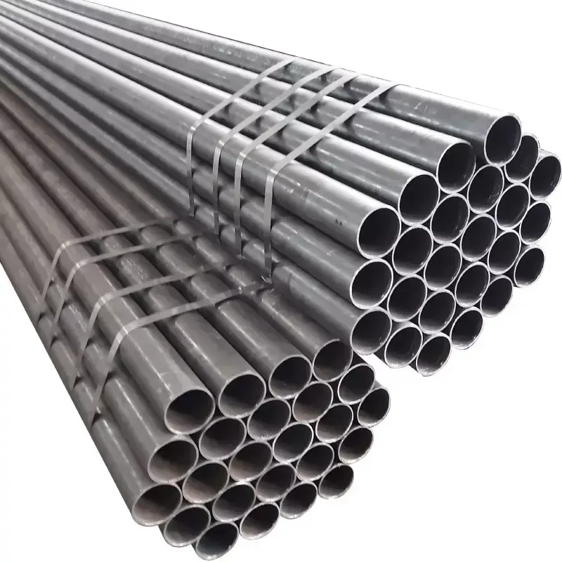 Les fabricants fournissent des tuyaux en acier soudés 102*5.5mm Q235 tubes soudés ronds en acier au carbone pour les matériaux de construction
