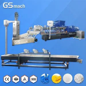 Granulador poliestireno reciclagem máquina Twin Screw Compounding Extrusora