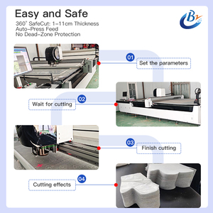 Vải tự động lan rộng và cắt hệ thống đa lớp dệt cắt CNC vải máy cắt cho nhà máy may - Product Image 6