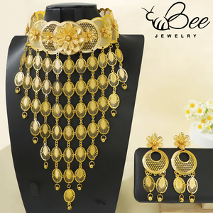 Magnífico Collar Largo con Borlas en Forma de Girasol, Estilo Medio Oriente, de Alta Gama, para Mujer, Ideal para Bodas y Fiestas - Product Image 2