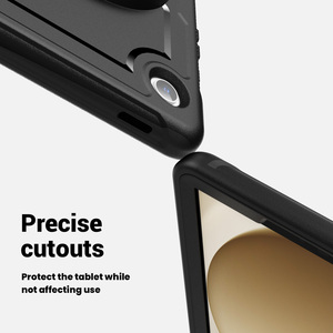 Étui de protection intégrale <span class=keywords><strong>pour</strong></span> <span class=keywords><strong>tablette</strong></span> <span class=keywords><strong>Samsung</strong></span> <span class=keywords><strong>Galaxy</strong></span> <span class=keywords><strong>Tab</strong></span> A9, <span class=keywords><strong>coque</strong></span> arrière rigide en PC, antichoc, avec béquille - Product Image 3