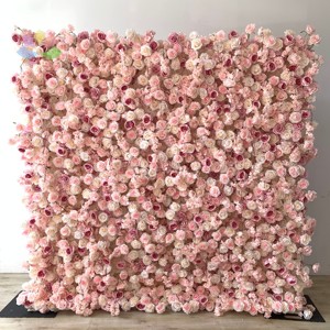 Panel de Fondo Floral Morado Lavanda para Decoración, 8x8, 3D, 5D, Enrollable, de Tela, <span class=keywords><strong>con</strong></span> <span class=keywords><strong>Flores</strong></span> Artificiales de Seda Lila - Product Image 5