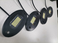 Kingshowstar 36 LED 1-20 pièces, phare LED blanc ultra-lumineux, éclairage de roche pour ATV/camions tout-terrain 12V IP68