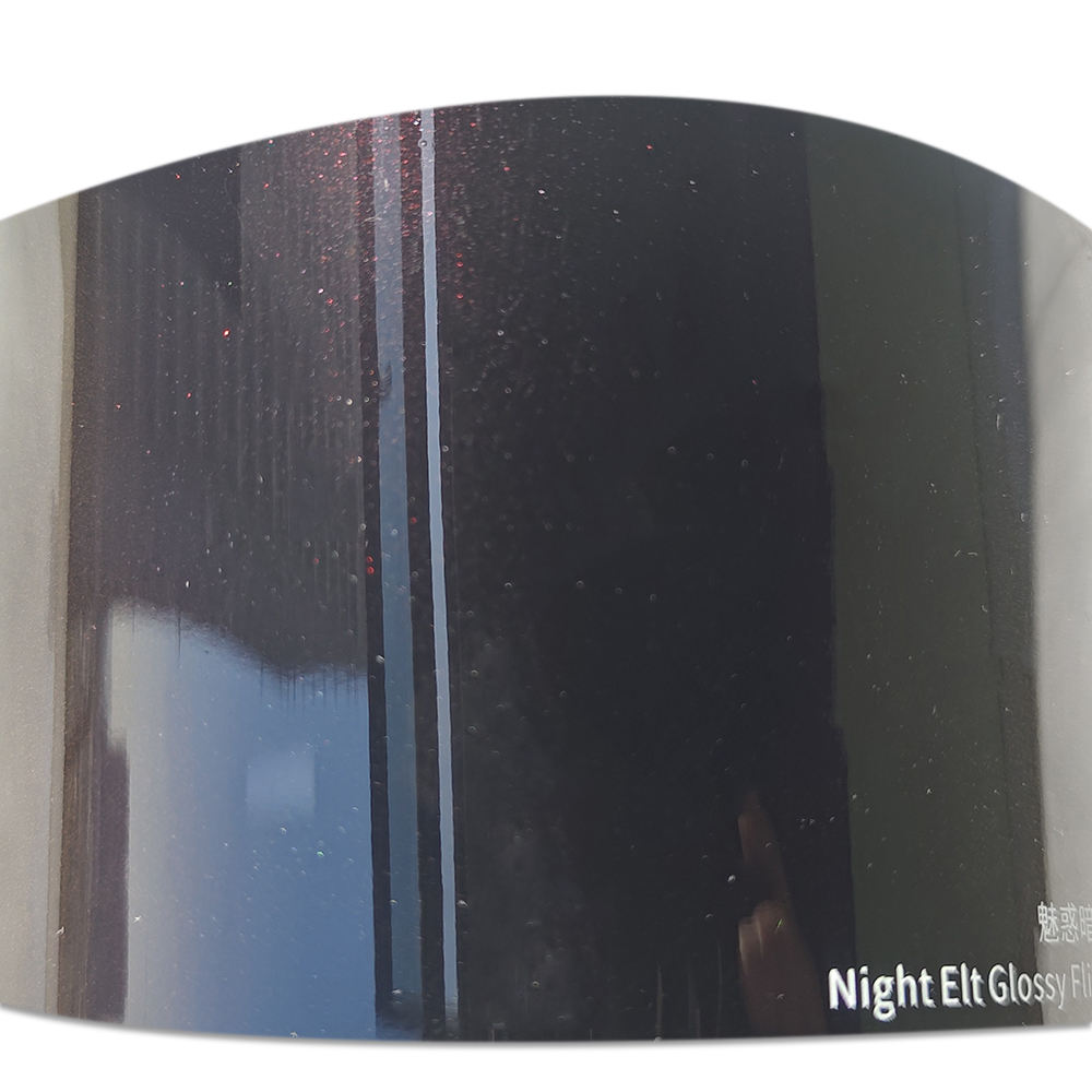 PET Night Elt Glossy Flip Black Red